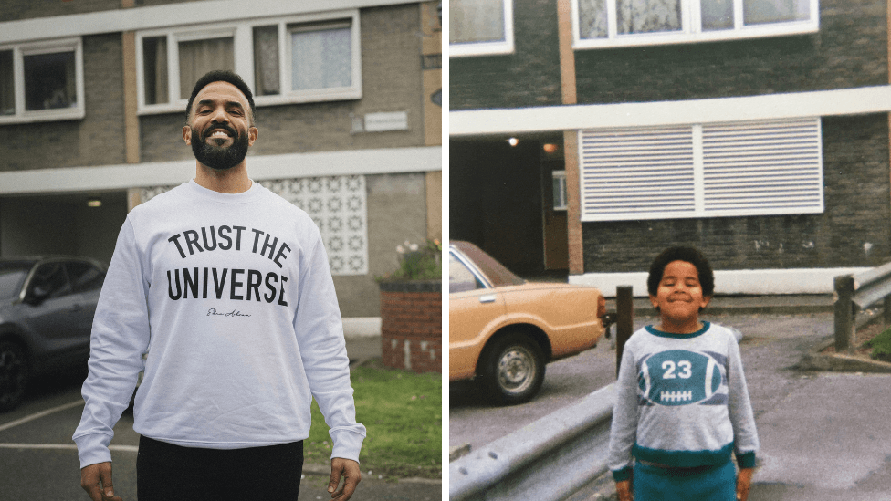 Craig David makes social housing plea at former home