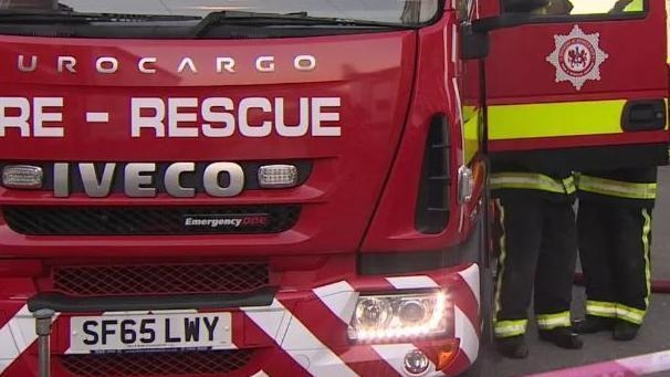 Fire crews battle 'significant' Devon thatch blaze