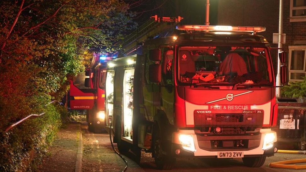 One injured in fire in three storey building