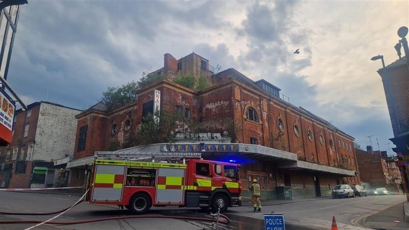 Crews called to fire at derelict theatre