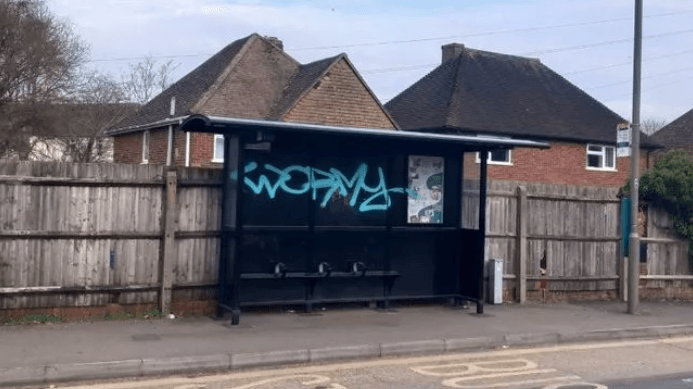 Reward offered to catch Guildford graffiti vandal