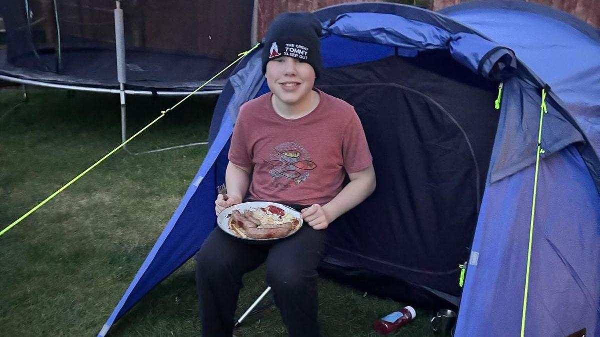 Boy set for sleep-out in aid of homeless veterans