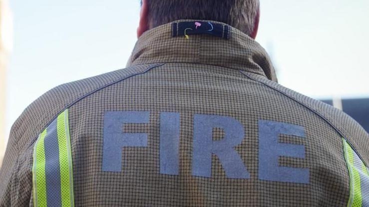 Crews rescue person from high rise building fire