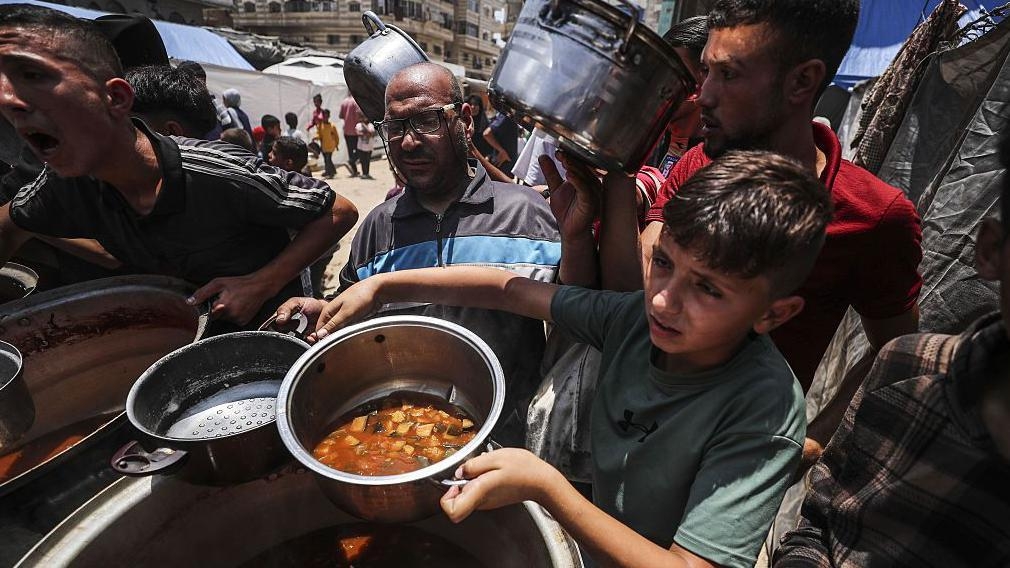 Six killed by Israeli gunfire near Gaza aid site, Hamas officials say