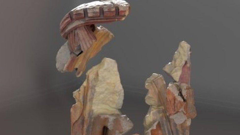 'Last in England' smashed medieval statue recreated
