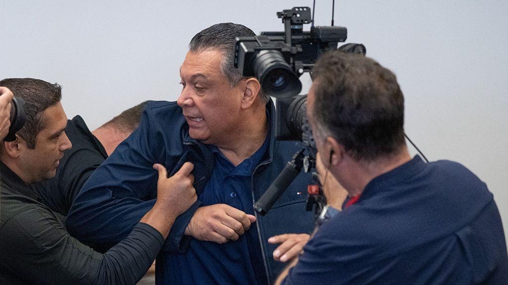 US senator dragged out of LA immigration news conference
