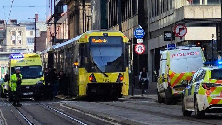 Van driver hunt continues after fatal tram crash
