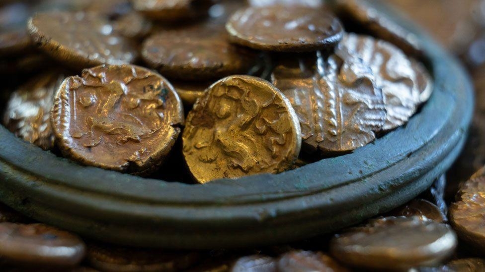Largest Iron Age gold coin hoard 'one of a kind'