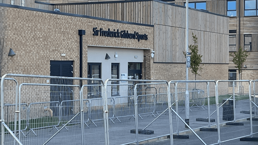 Pupils 'taught in marquees' at safety-risk school