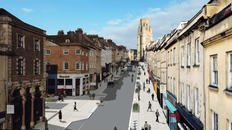 Plan to ban Park Street through traffic is backed