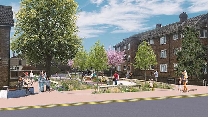 Road junction could be replaced with 'pocket park'