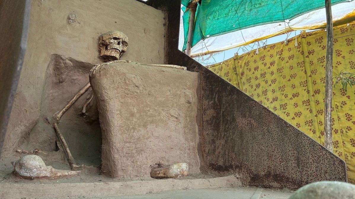Left for dead again: Ancient Indian skeleton still waiting for permanent address