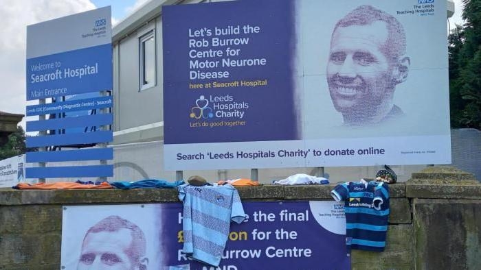 Rob Burrow MND Centre site targeted by thieves