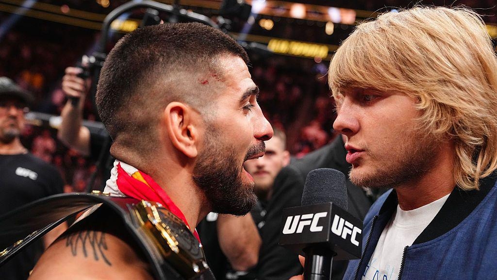 Ruthless Topuria wins second title before shoving Pimblett