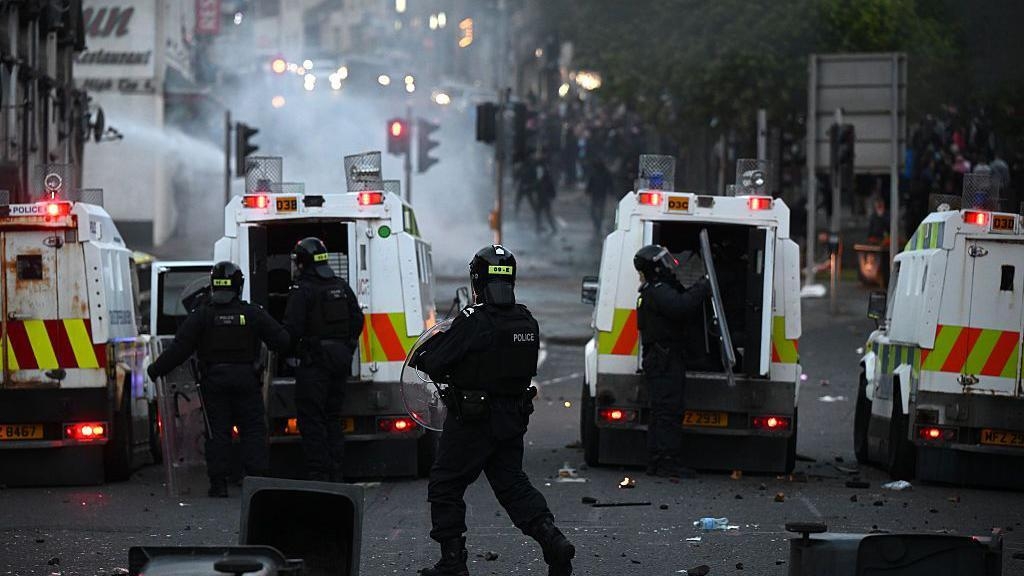 Police deploy more officers after Ballymena 'mob violence'