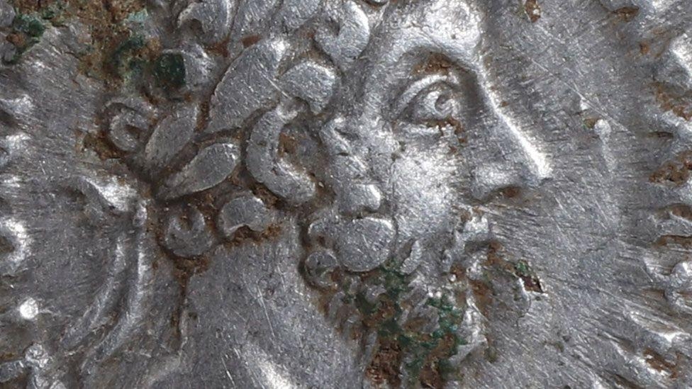 Detectorist finds hoard of Roman silver coins
