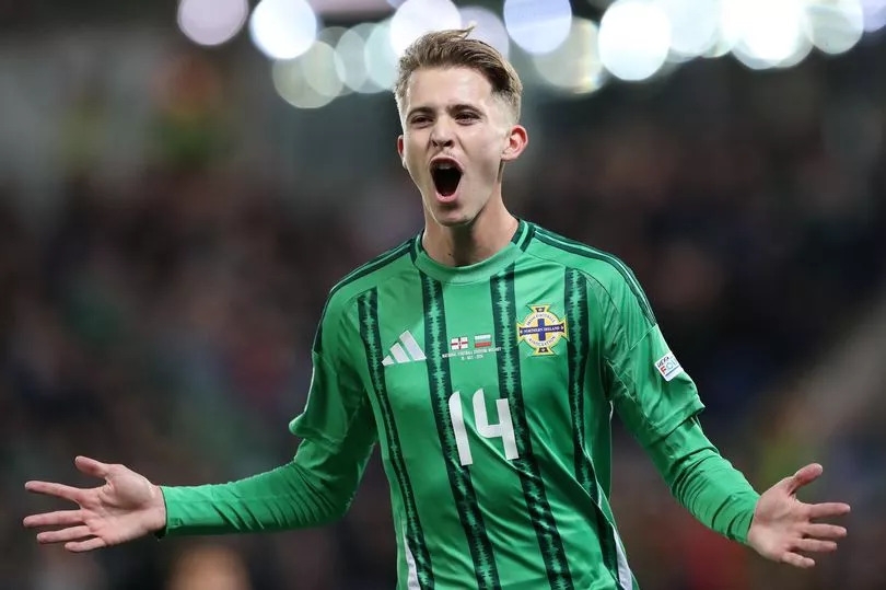 Isaac Price's pride as Northern Ireland legends come into his sights