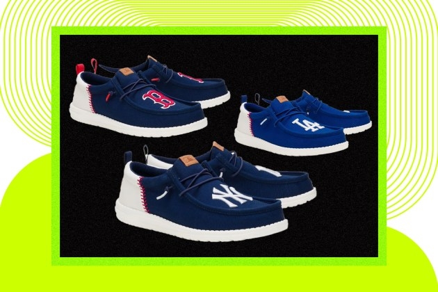 Major League Baseball Drops New Collab with HEYDUDE: Here's Where to Shop the Shoe Collection Online