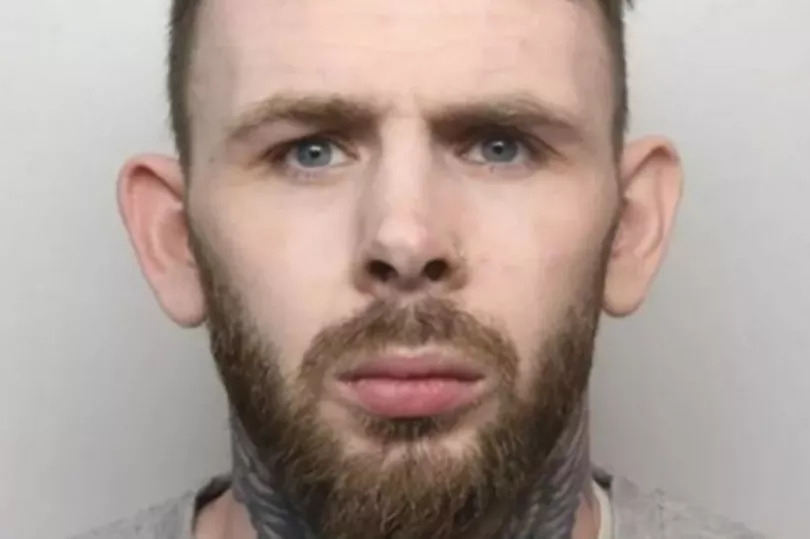 Thug strangled pregnant girlfriend in front of her two children