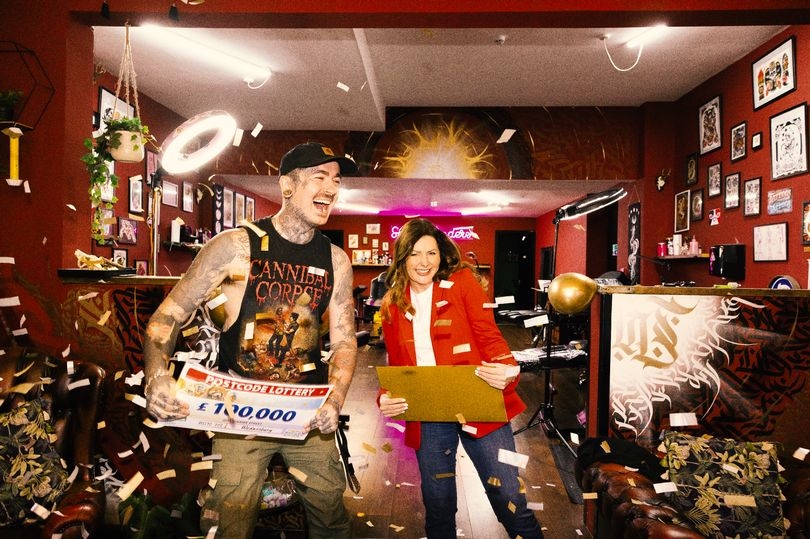 Moment man bags £100k prize on People's Postcode Lottery six-weeks after signing up
