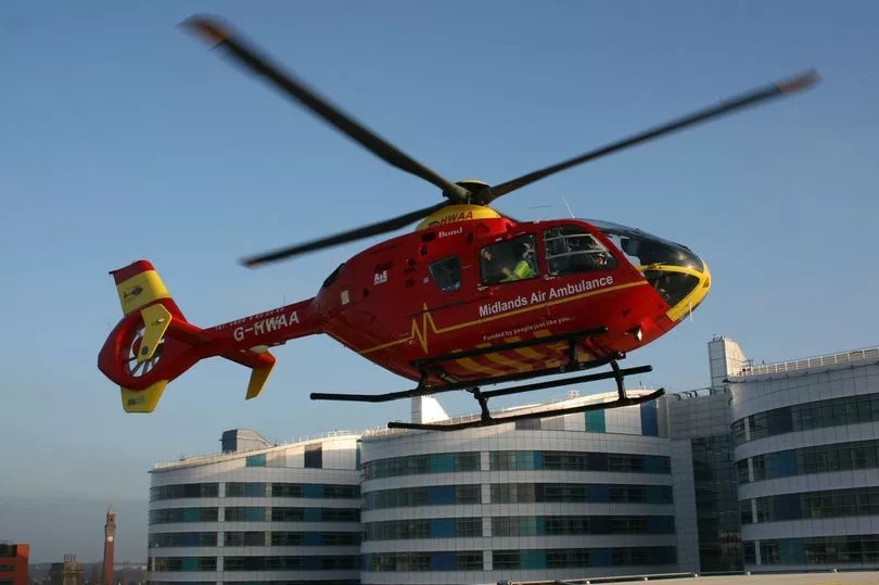 Woman killed and man airlifted to hospital after motorbike collided with tractor