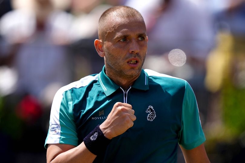 Dan Evans completes huge Queens Club upset and says 'I didn't know'