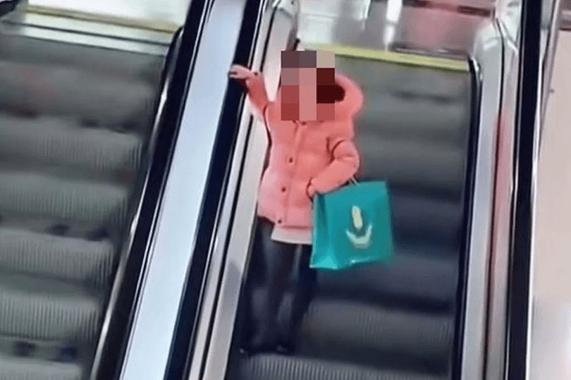 Shopping centre issues statement after video of little girl on escalator goes viral on TikTok