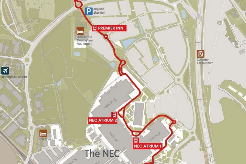 Route map reveals every stop new West Midlands autonomous shuttles will make