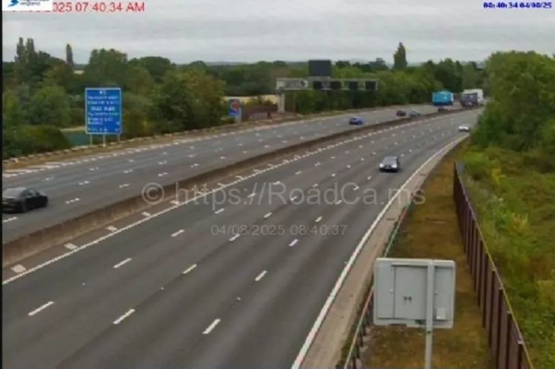 Driver rushed to hospital after M5 lorry crash