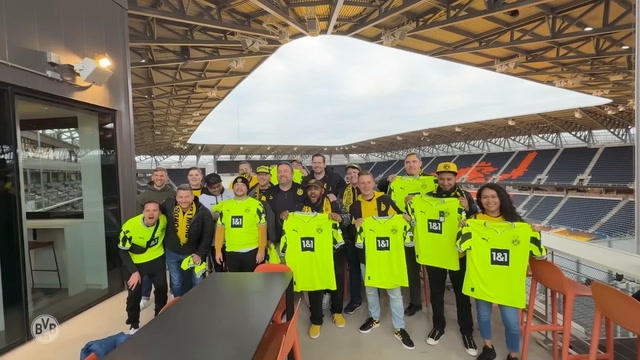 Borussia Dortmund's fans in Cincinnati