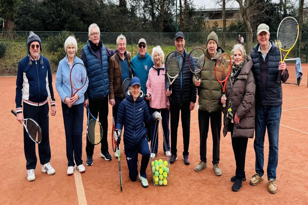 Tennis club sees success with walking tennis sessions