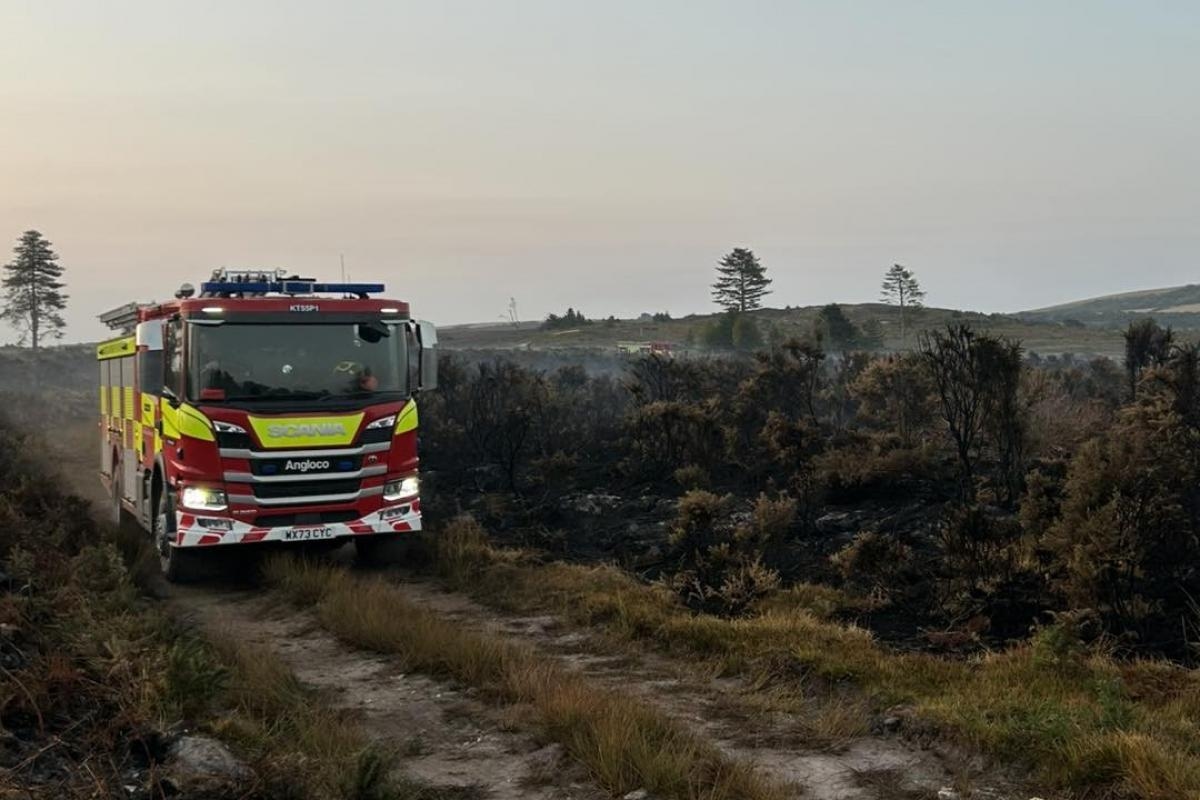 Major incident: Firefighters continue to tackle heath blaze in 'ardorous' conditions