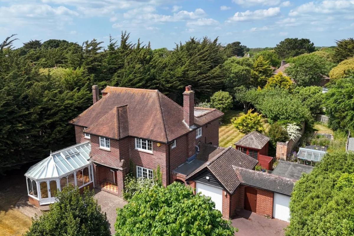 Detached four-bedroom house on the market for £1.4 million