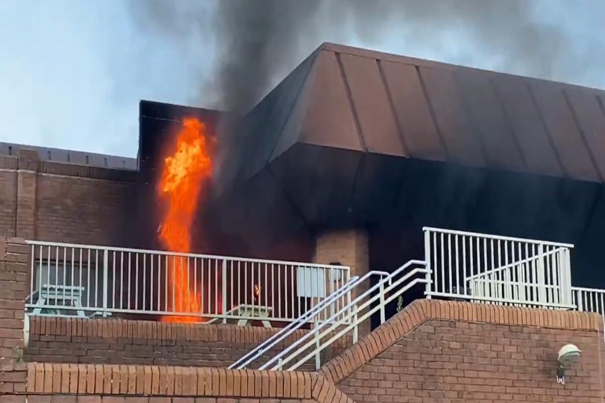 PICTURES: Fire services descend on Bournemouth International Centre