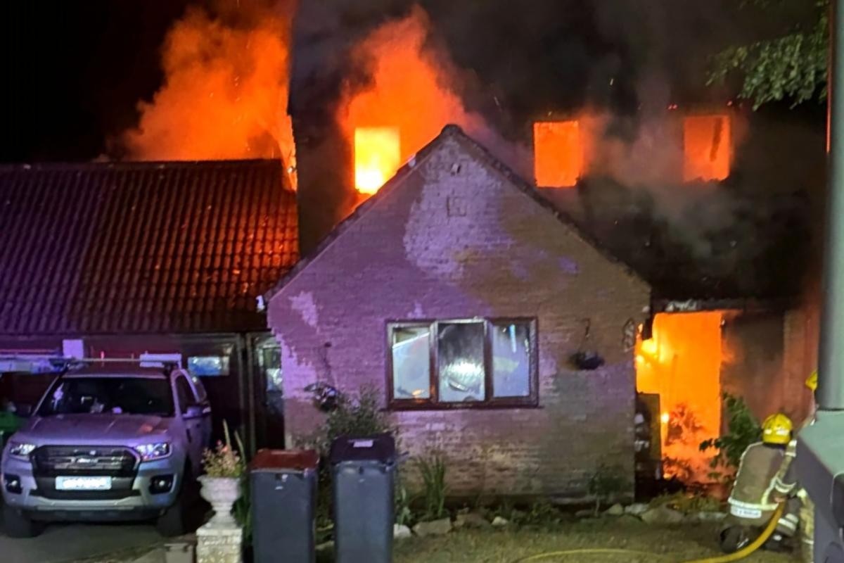 Woman 'grateful' for community support after fire destroys her home