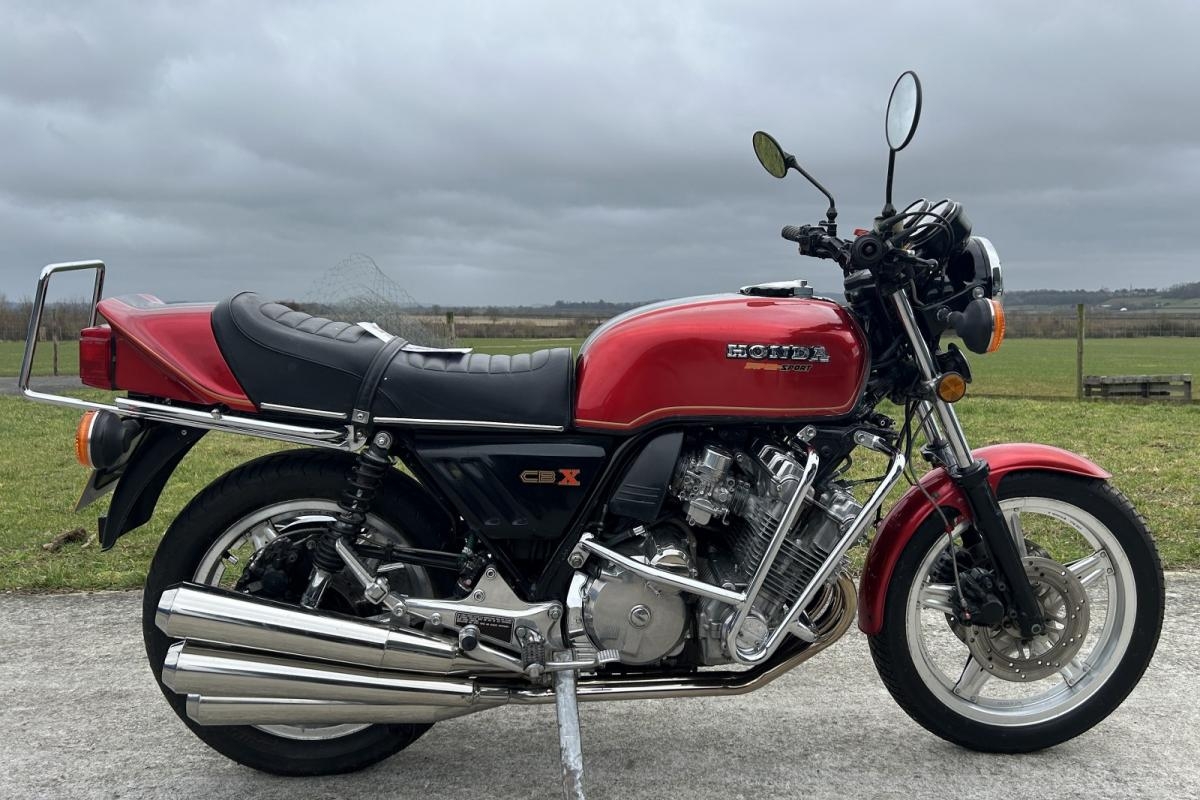 Classic Honda motorbikes including CBX to be sold at auction