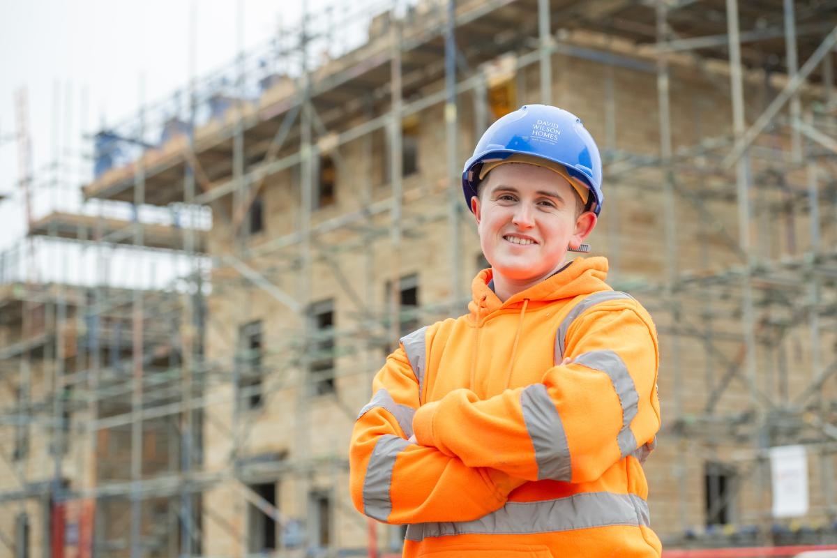 David Wilson Homes Burley in Wharfedale apprentice shares experience