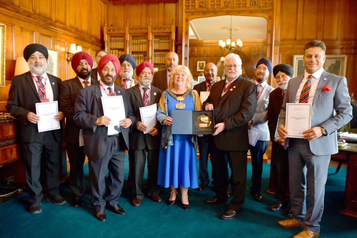 Yorkshire Sikh Forum honoured at City Hall for decades of service