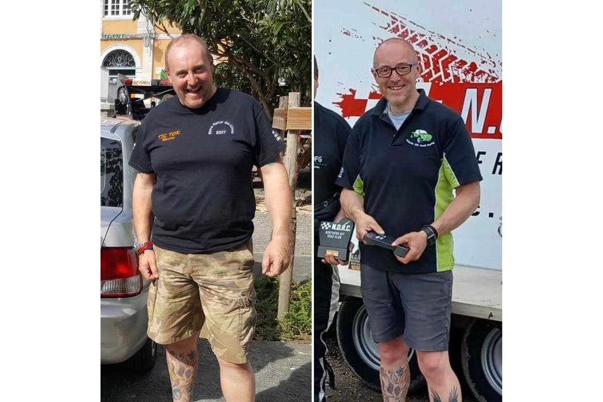 Richard's life is transformed after losing weight with slimming group