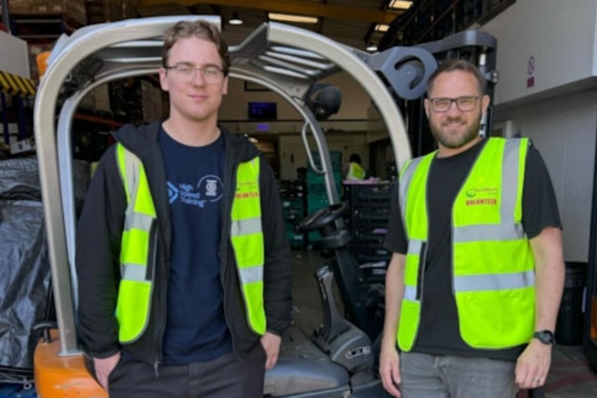 Ilkley's High Speed Training partners with food redistribution charity