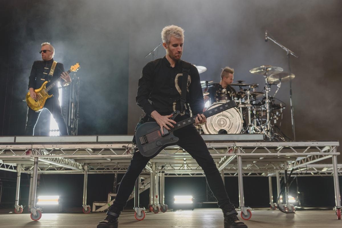 Electronic rock icons Pendulum perform anthems for crowds at The Piece Hall