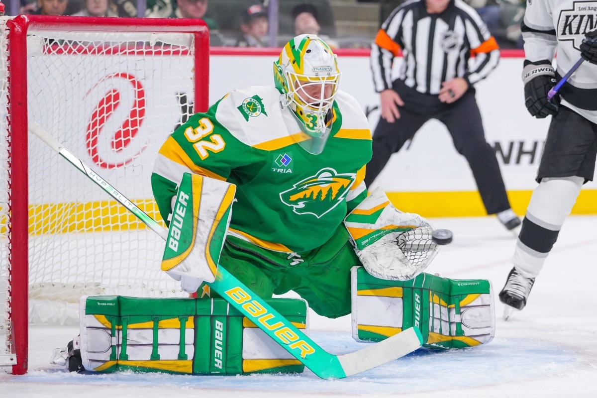 Wild goalie Filip Gustavsson named NHL's First Star of the Week