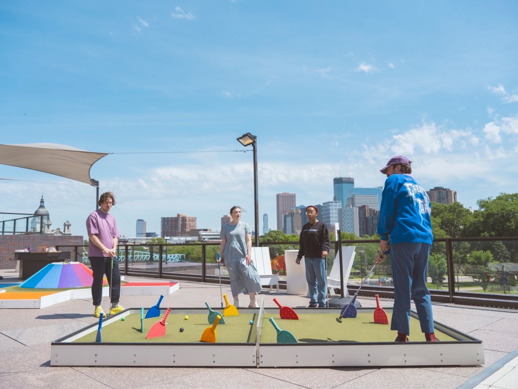 Skyline Mini Golf is back on the Walker rooftop in May