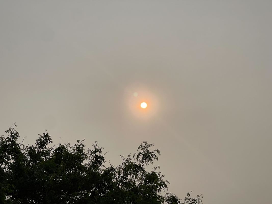 See the clouds over Minnesota Friday morning? Yeah ... it's wildfire smoke