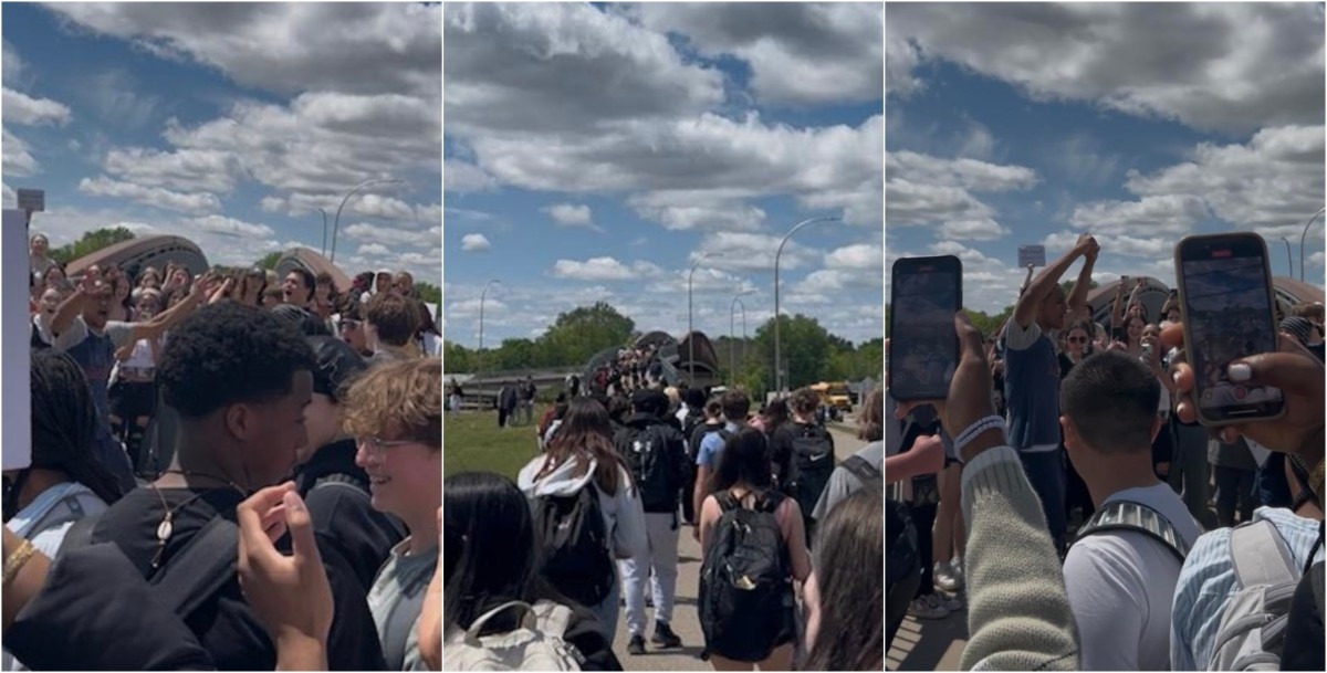 Students stage walkout at Forest Lake High over club cut proposal