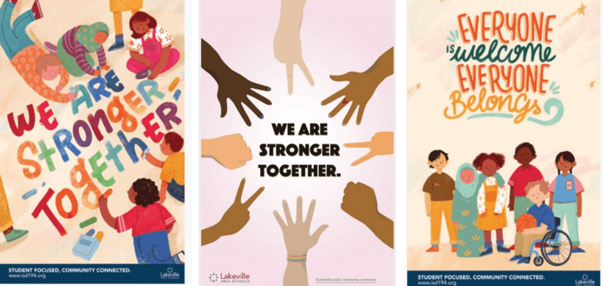 Lakeville school board votes 4-3 to remove posters promoting inclusion, Black Lives Matter