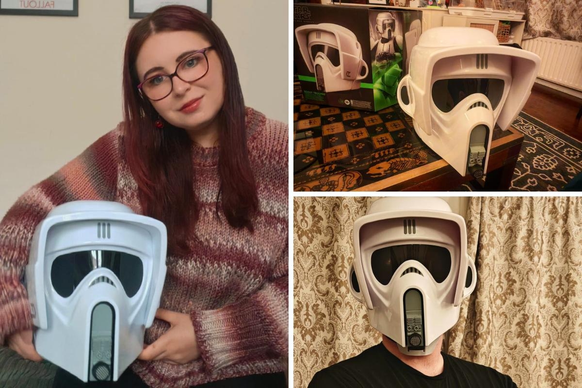 'I tried this Star Wars Scout Trooper helmet and felt ready to chase the rebels'