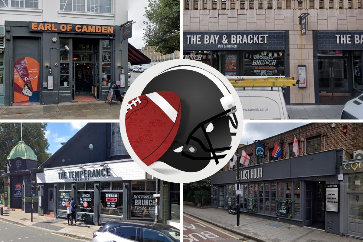 London Super Bowl watch party with free quiz and £1,000 prize