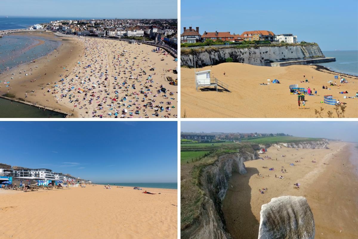 The seven Kent beaches crowned UK's best with Blue Flags