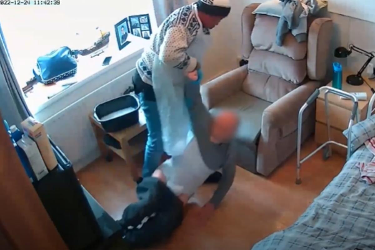 CCTV shows horrific moment carer abuses Bexley pensioner days before death